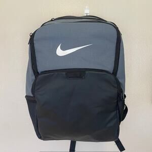 Nike Gray and Black Brasilia Training Backpack